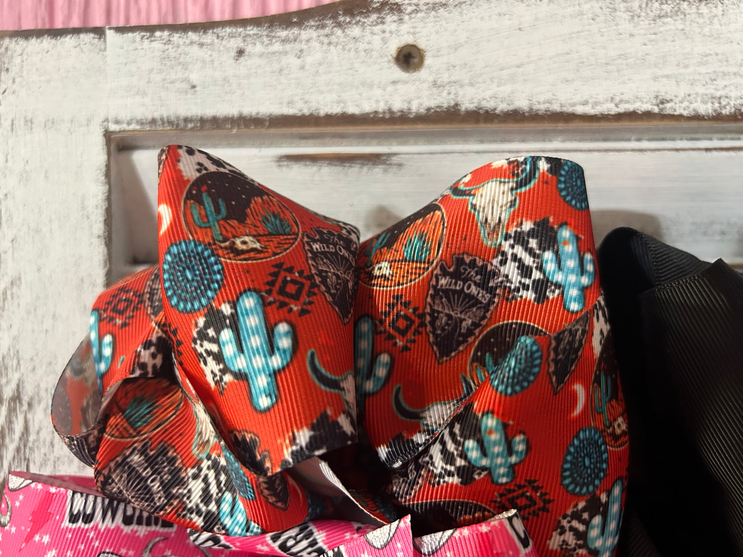 Orange Western Bow