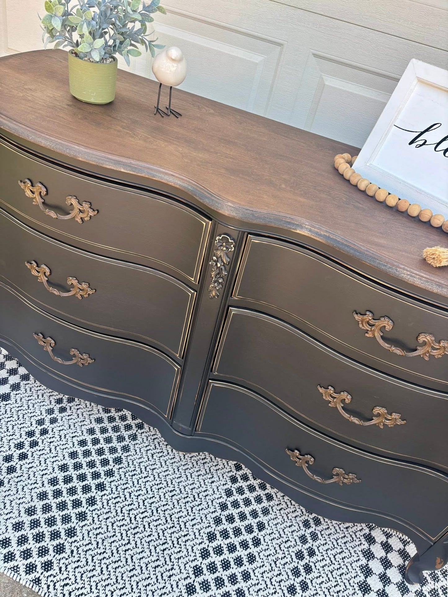 Tricorn Distressed Provincial Dresser