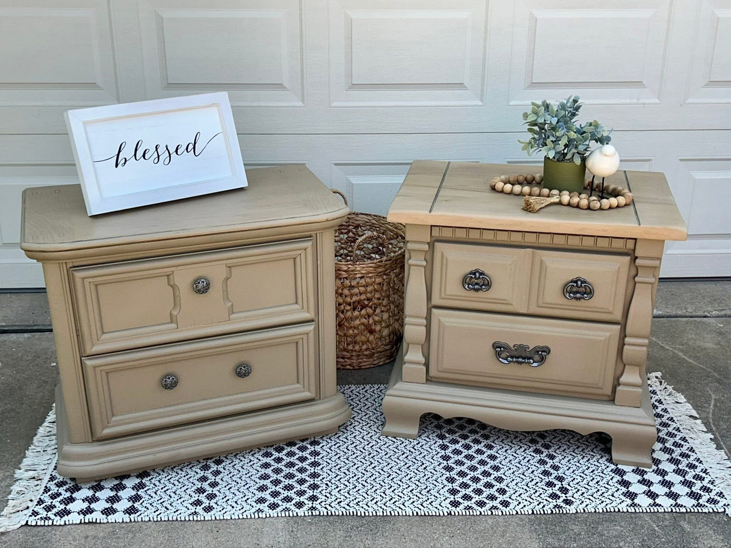 River Rock Hearth Nightstands