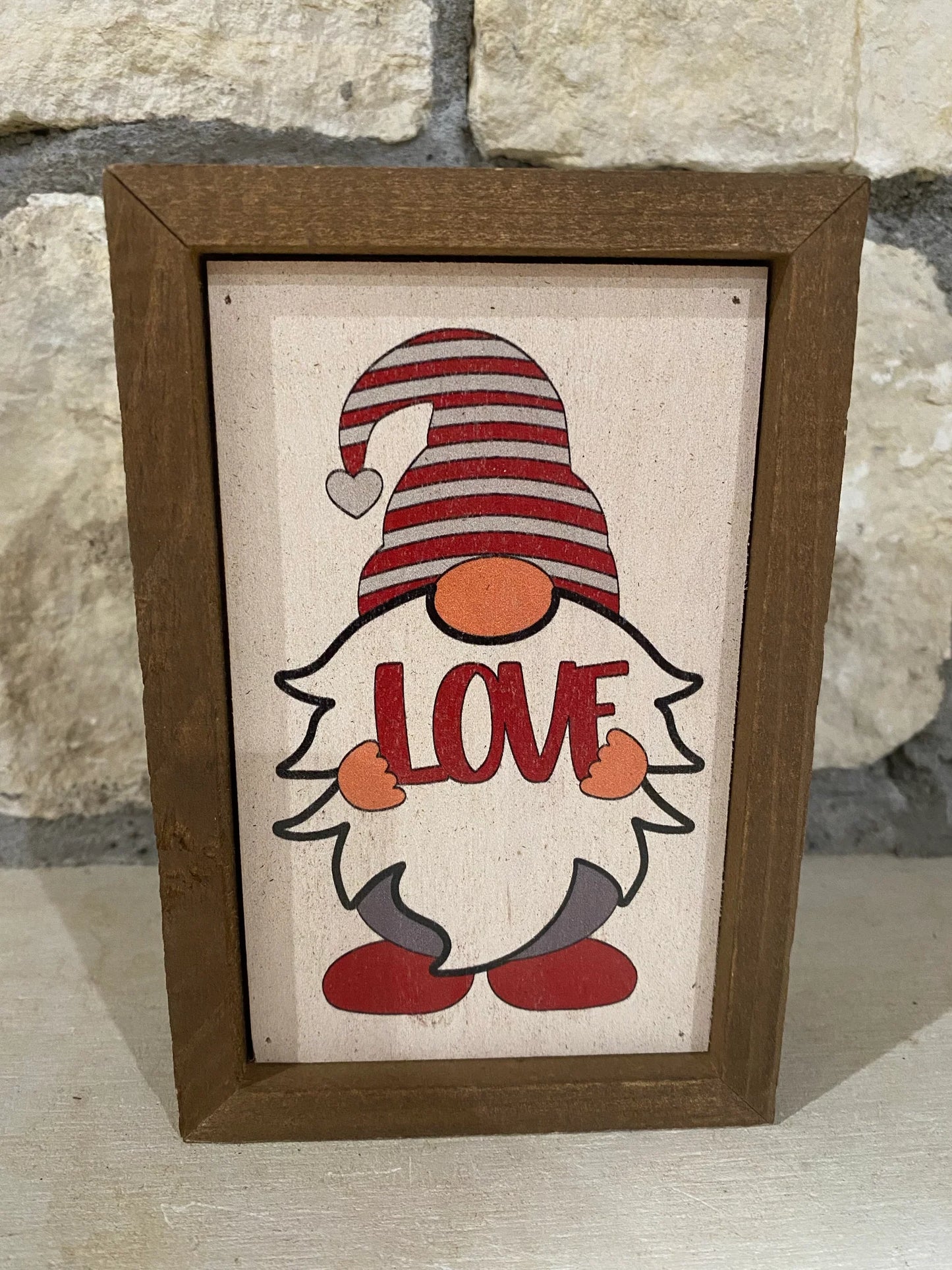 Valentine Gnome sign