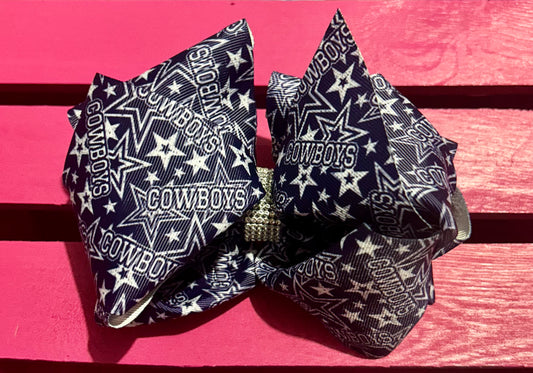Cowboys Hair Bow
