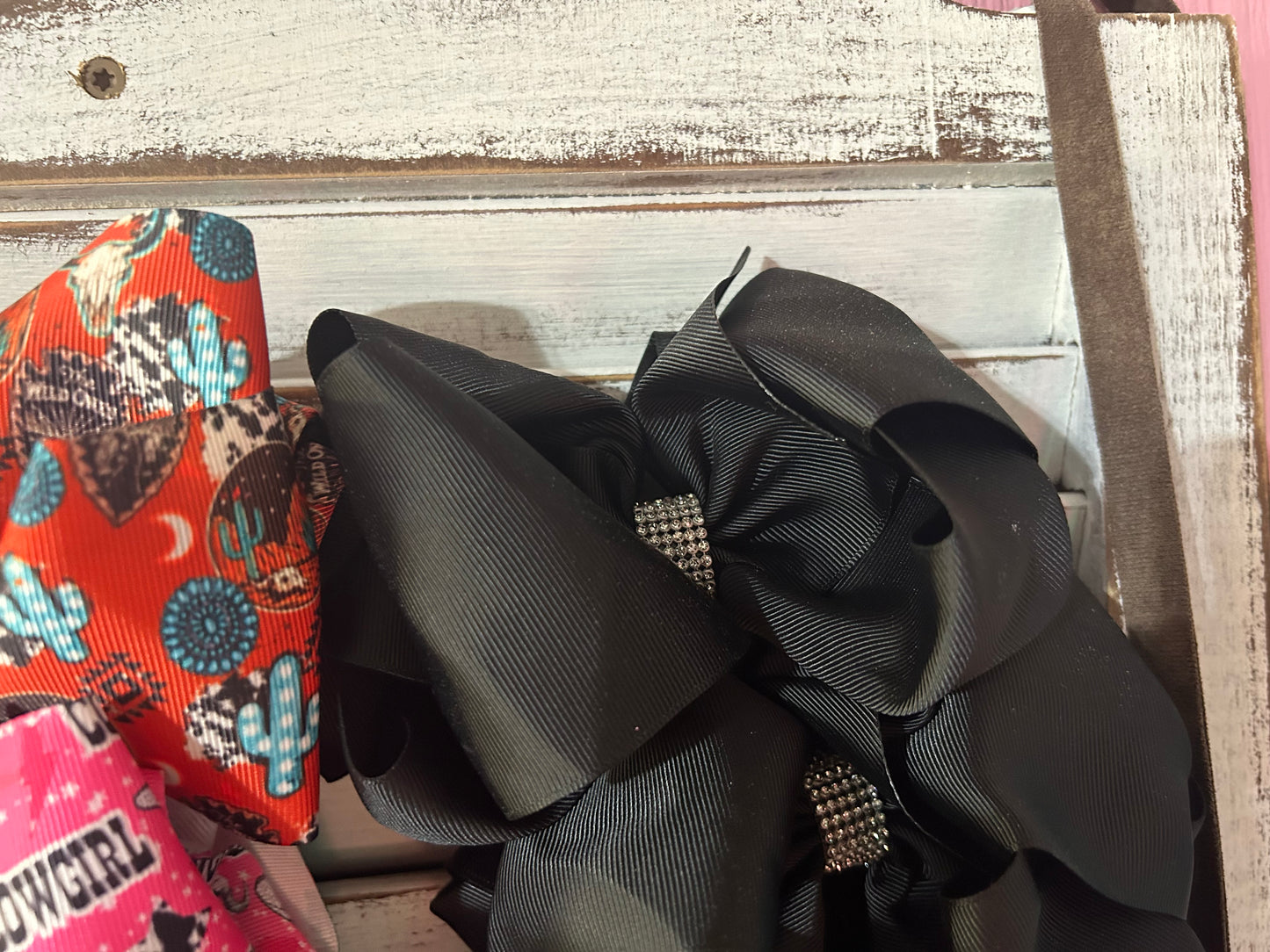 Solid Black Bow