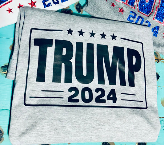Trump 2024 Black Lettering