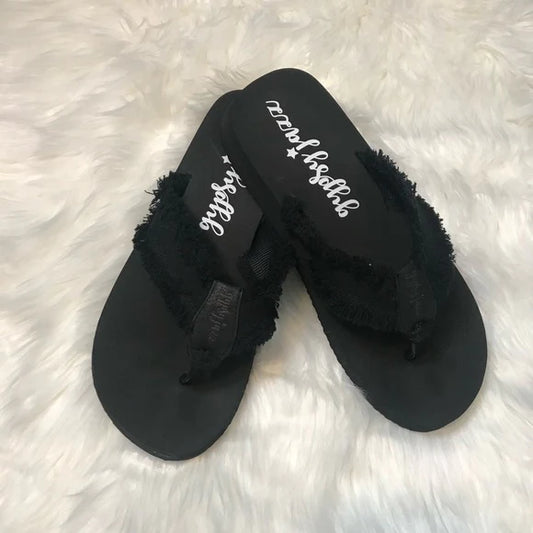 Black Gypsy Jazz Slip-ons