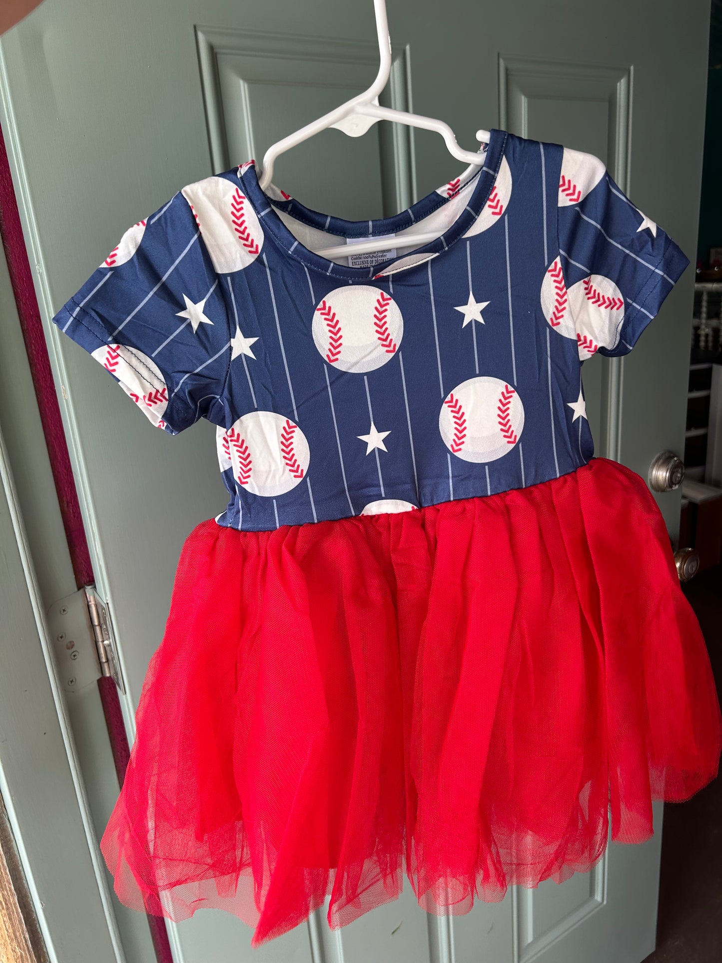 Baseball Tutu Dress