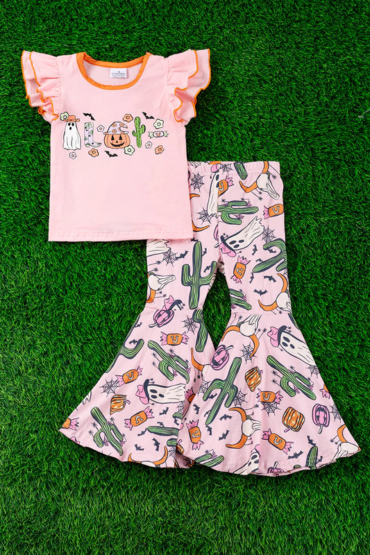 Pink Western Pumpkin Bells Set