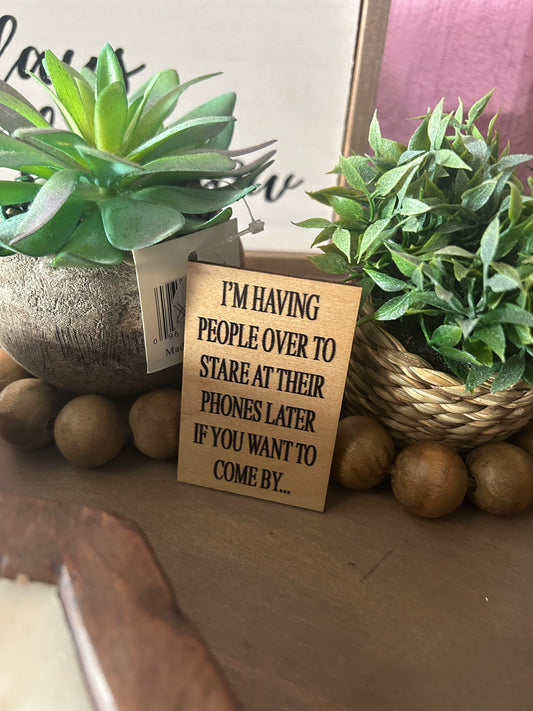 I’m having people over Magnet