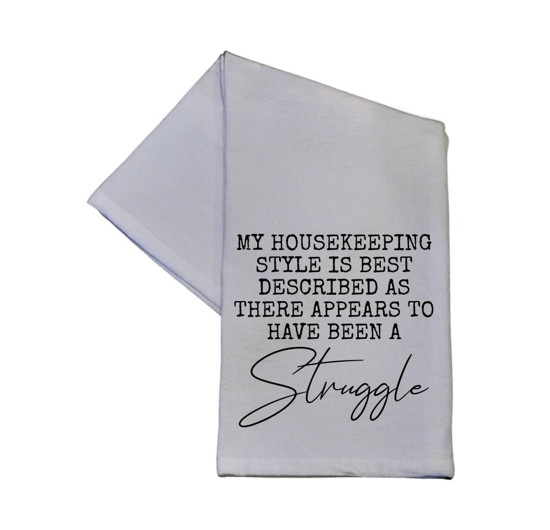 My house keeping style Tea Towel
