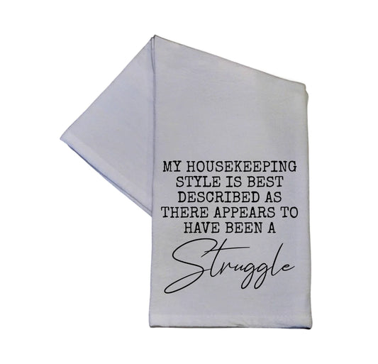 My house keeping style Tea Towel
